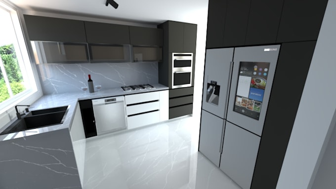 Gig Preview - Design your spaces with 3d models and photorealistic renders