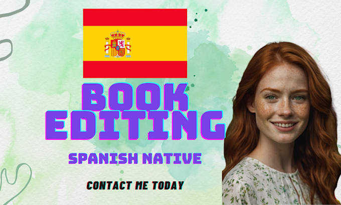 Gig Preview - Edit your spanish book or text