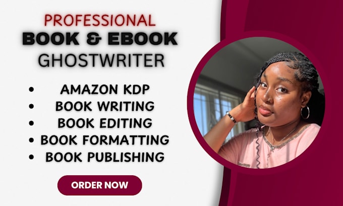 Gig Preview - Do 30k ebook ghostwriter, amazon kdp romance novel, nonfiction ebook book editor