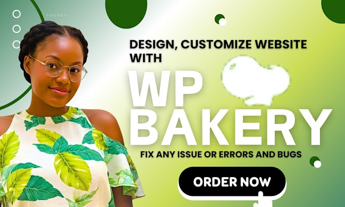 Gig Preview - Design and fix the website using wpbakery redesign and fix website