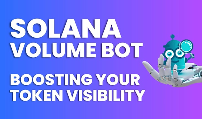 Gig Preview - Solana volume bot, crypto arbitrage bot, solana trending bot, volume bot