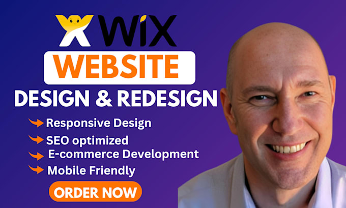 Gig Preview - Design and revamp wix website landing page wix seo redesign wix website