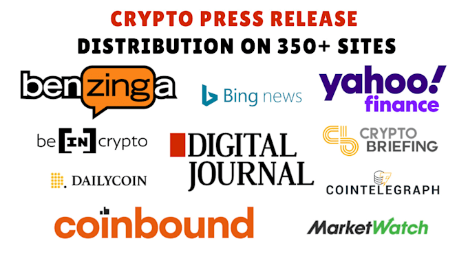 Gig Preview - Write crypto press release distribution crypto PR distribution on top news sites