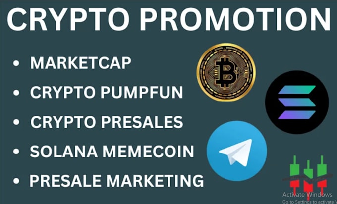 Gig Preview - Promote crypto, presale, token, sol memecoin marketing, telegram group promotion