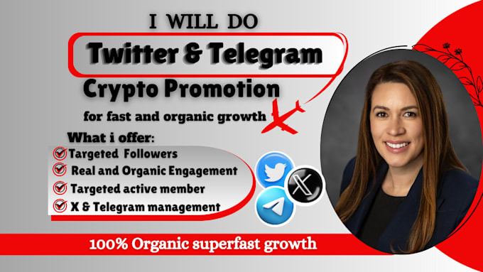 Gig Preview - Do superfast organic twitter growth for promotion and marketing