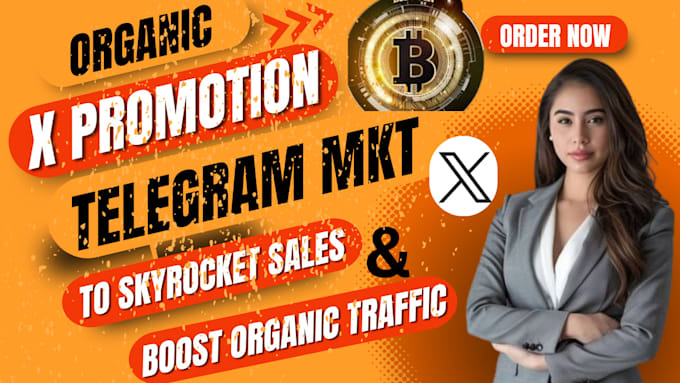 Gig Preview - Do organic growth twitter x crypto promotion and x marketing for fast growth