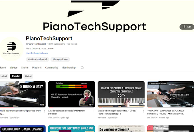 Gig Preview - Teach classical piano as a recognized youtuber