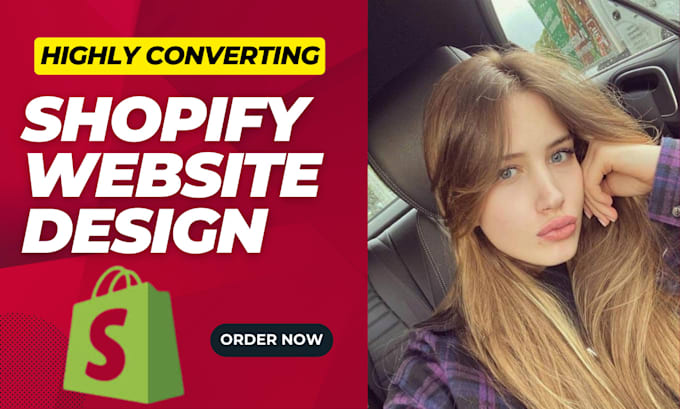 Gig Preview - Shopify website design dropshipping store shopify redesign ecommerce website