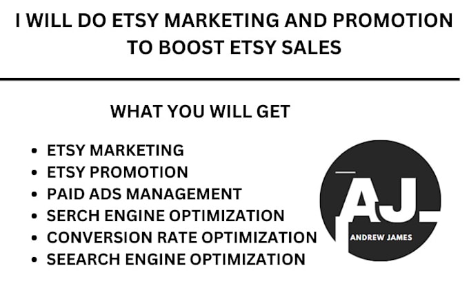 Gig Preview - Do etsy marketing and promotion to boost etsy store sales