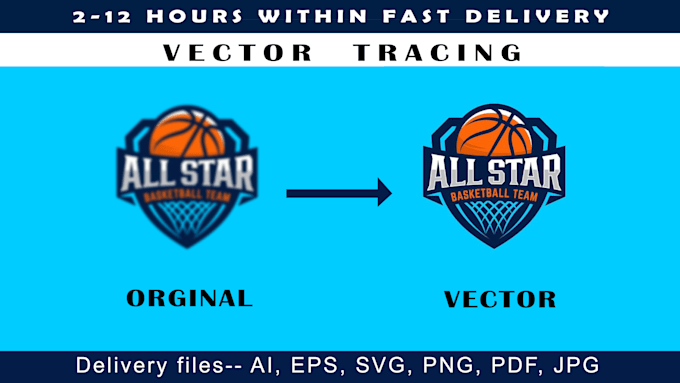 Bestseller - do vector tracing, redraw and vectorize any logo or image