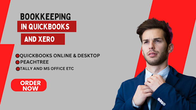 Gig Preview - Do bookkeeping quickbooks xero quickbooks online