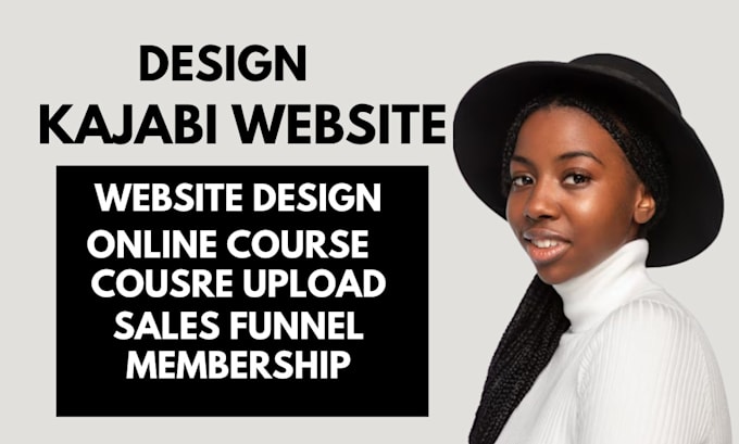 Gig Preview - Build a professional kajabi website, upload courses, and design sales funnels