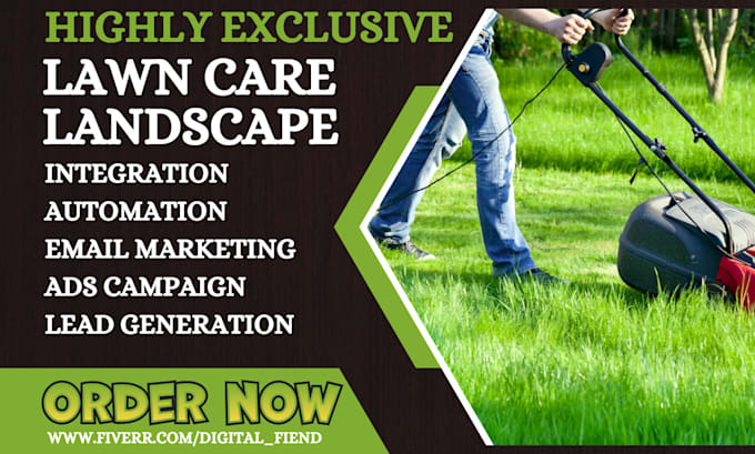 Gig Preview - Generate converting lawn care leads landscape snow ice plowing landing page