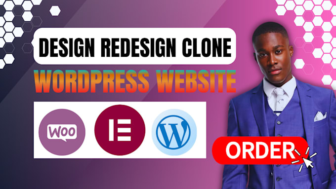 Gig Preview - Build create wordpress website development design clone business website builder