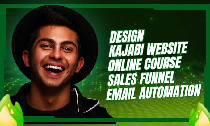 Gig Preview - Kajabi website, kajabi online course, sales funnel, landing page