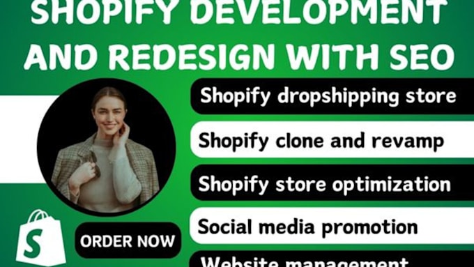 Gig Preview - Redesign edit revamp duplicate update clone improve shopify dropshipping store