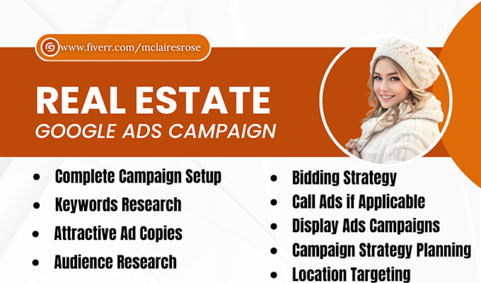 Bestseller - setup and launch real estate google ads adwords ppc campaign and lead generation