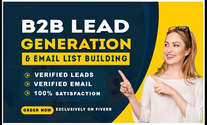 Gig Preview - Lead generation, targeted leads for your business