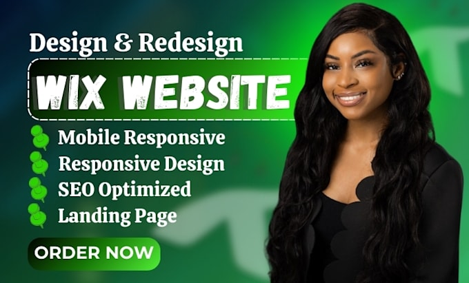 Gig Preview - Wix website design, build wix website, wix redesign, wix website development CEO