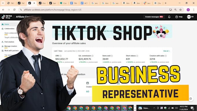 Gig Preview - Set up tik tok shop business representative to create tiktok shop for non us