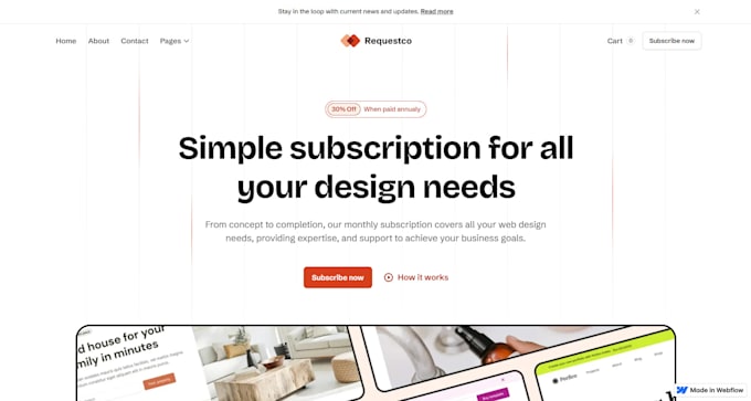 Bestseller - create a stunning website with webflow