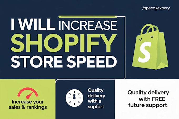 Gig Preview - Increase shopify speed optimization for mobile and desktop