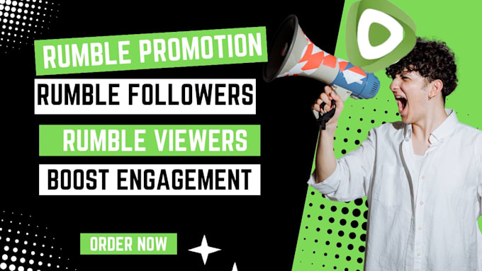 Gig Preview - Do rumble video promotion boost rumble video views and followers