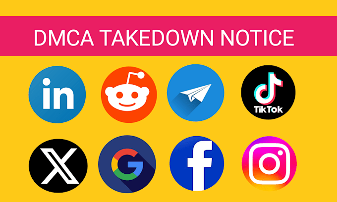 Gig Preview - Takedown  content on google,reddit,ig,fb,youtube,onlyfans under dmca report