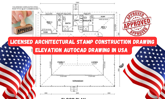 Gig Preview - Draw 2d architectural house floor plan sections elevation site plan in autocad