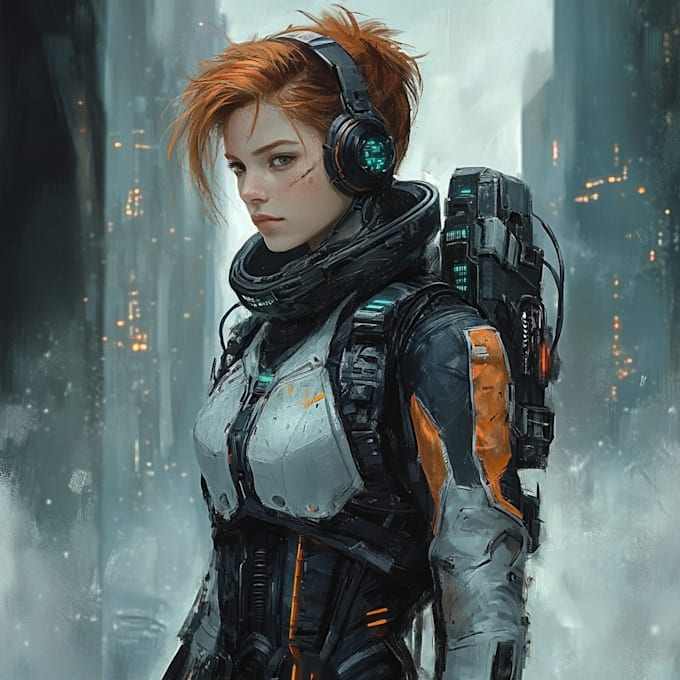 Bestseller - design sci fi character illustration or sci fi character art