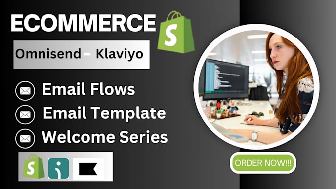 Gig Preview - Setup shopify omnisend klaviyo flows email template