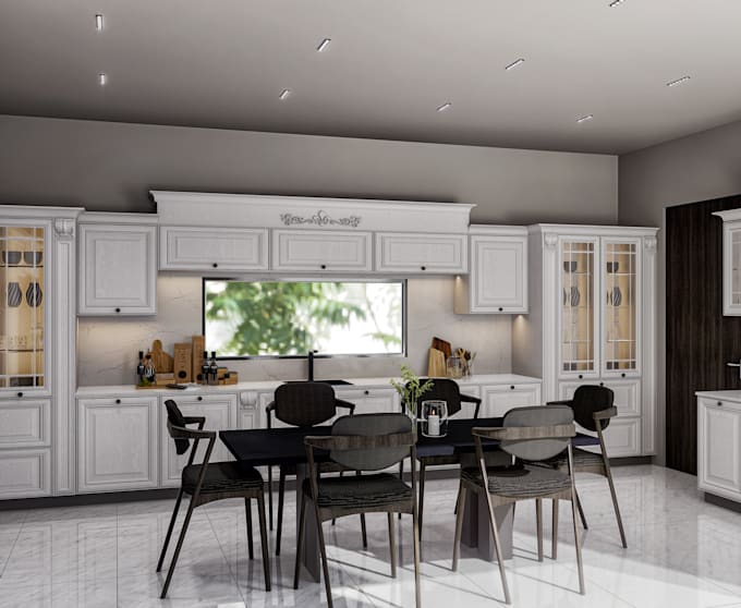 Gig Preview - Design classic kitchen  and residential interior design