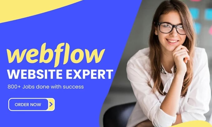 Gig Preview - Design or develop a modern webflow blog or cms website