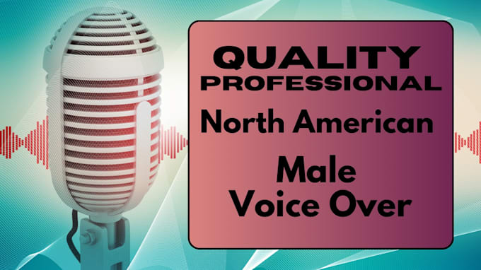 Bestseller - record a professional quality warm american male voice over