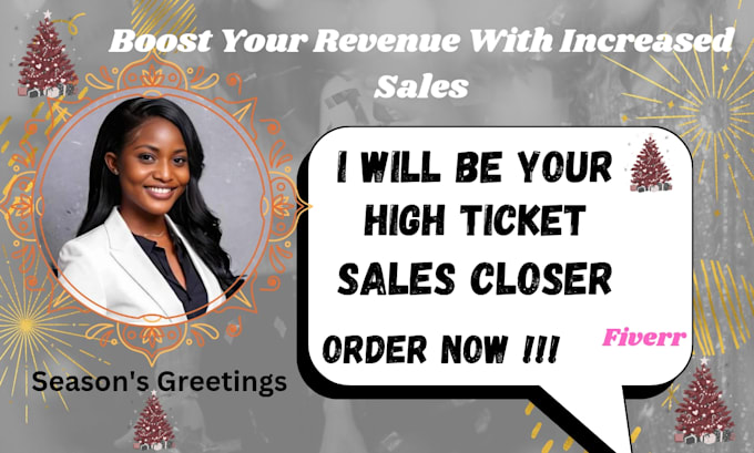 Gig Preview - Be your 8 figure sales closer sales representative lead generation sales leads