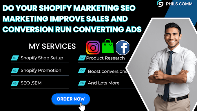 Gig Preview - Do shopify marketing promotion boost sales and improve store visibility