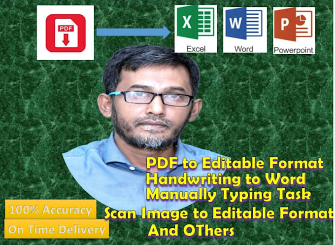 Bestseller - do PDF to word, handwriting to word, convert scan pdf to excel