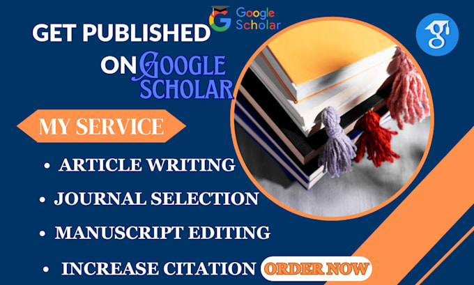 Gig Preview - Write and publish article in google scholar peer reviewed indexed journal