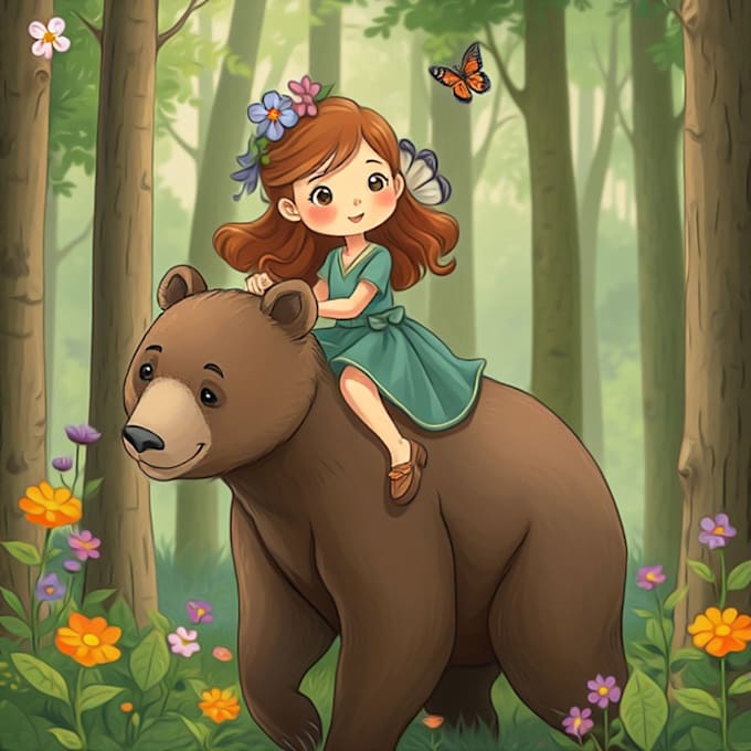 Bestseller - create awesome children story book illustration