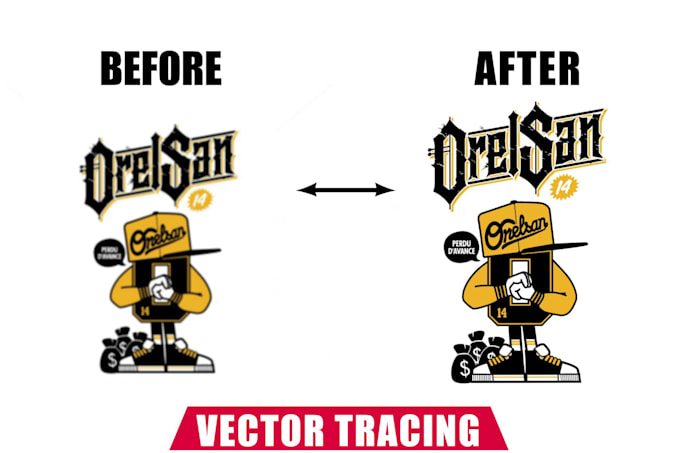 Bestseller - do vector tracing, logo images, or raster convert to vector