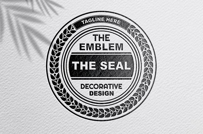 Gig Preview - Design unique seal, stamp, web badge and award logo