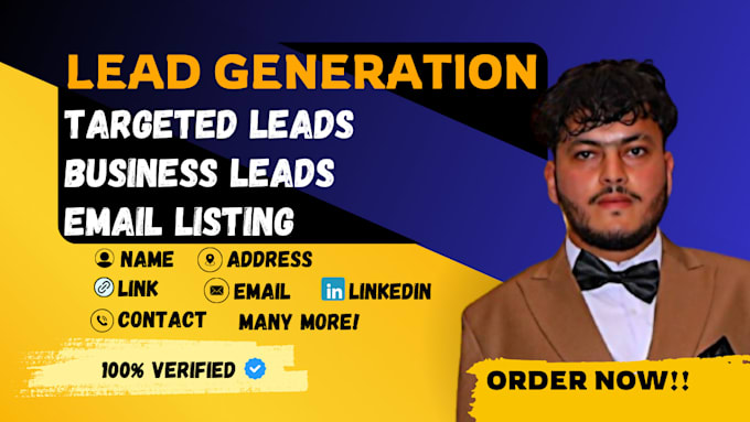 Gig Preview - Provide b2b lead generation and targeted email list building