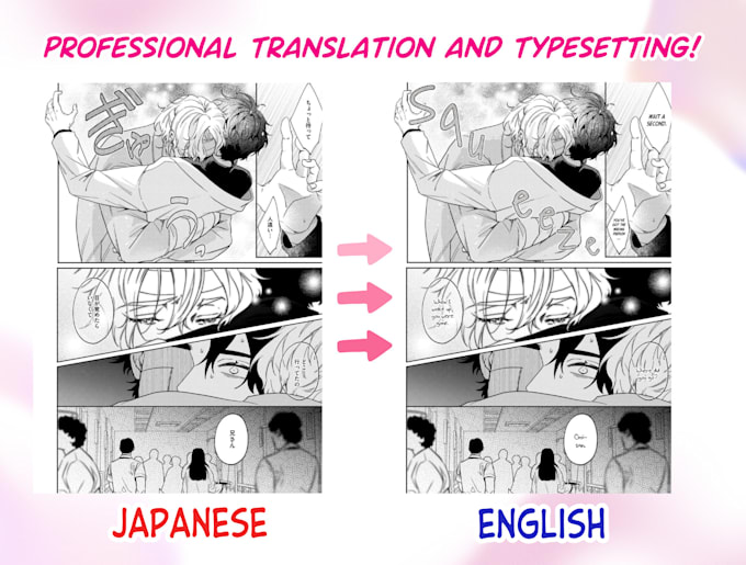 Gig Preview - Professionally translate manga and doujinshi