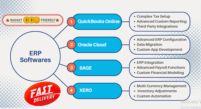 Gig Preview - Do quickbooks and xero setup, migration, reconciliation, and data insertion