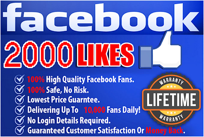 Gig Preview - Do guaranteed facebook page followers and likes