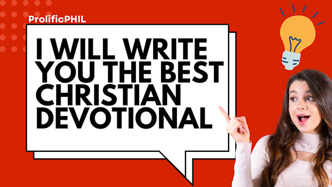 Bestseller - write your christian devotional