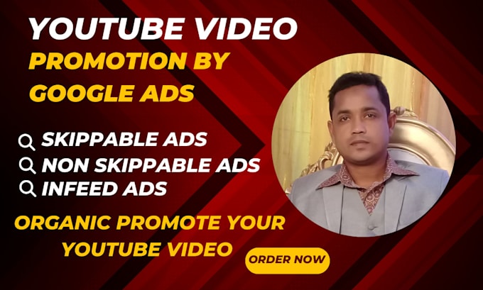 Gig Preview - Do professional youtube video promotion with  google ads