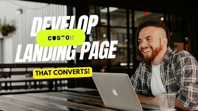 Gig Preview - Develop a landing page that will help turn visitors into customers