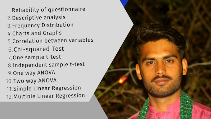 Gig Preview - Do statistical analysis using spss for all courses