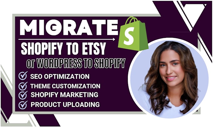 Bestseller - migrate shopify to etsy, wordpress to shopify